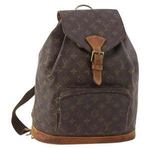 Louis Vuitton Monogram Montsouris GM Backpack Brown